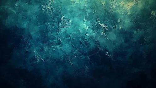 Deep teal abstract texture with layered atmospheric depth.