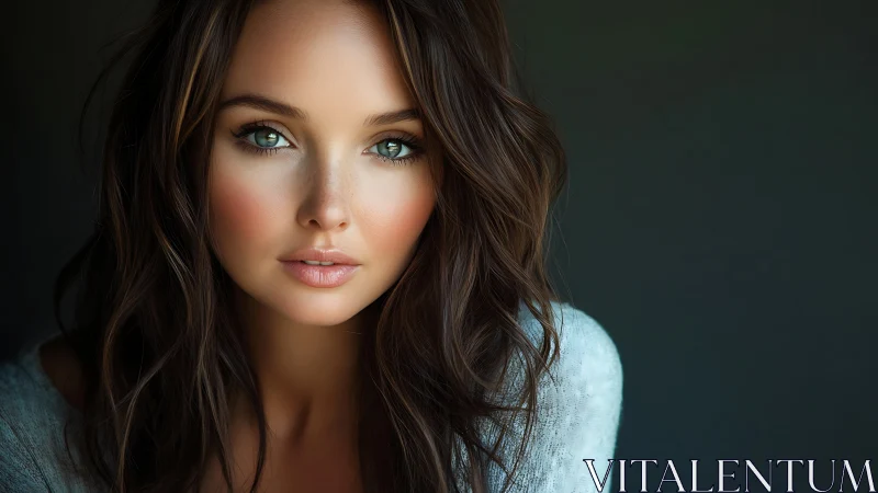 Quiet starlight settles in her eyes and softly holds time