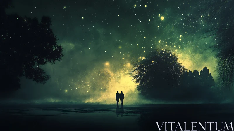 Two Souls Beneath the Luminous Veil.