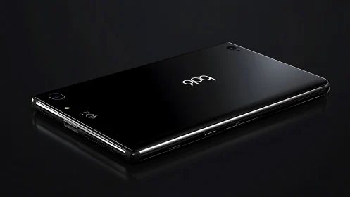 Sleek Black Android Smartphone Rendered in Premium 3D.