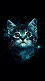 Cosmic Kitty: Where Dreams Meet Starlight.