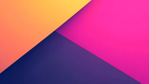 Bold geometric background with overlapping color panels.