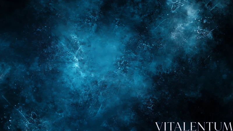 Deep blue textured abstract background with cloudy glow.