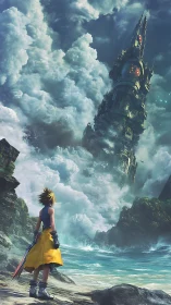 Stormward tower calling the lone shorebound adventurer.