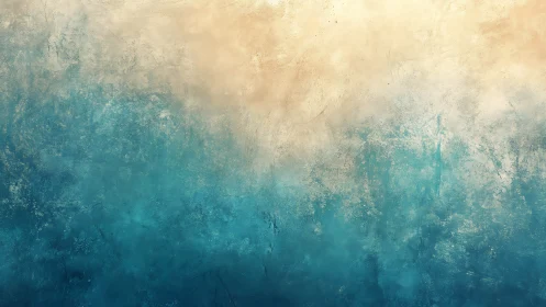 Sunwashed tides dissolve into misty teal horizons.