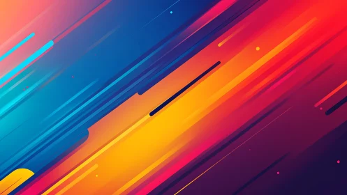 Radiant streaks of color racing across a bold night sky.