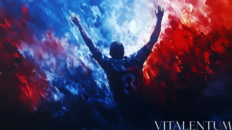 Number eight erupts between blue calm and red wildfire glory