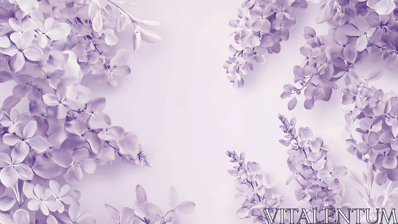 Soft lilac blossoms drifting across a quiet daydream.