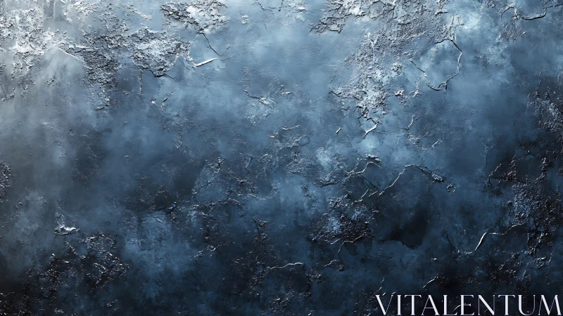 Oxidized metallic surface renders cold atmospheric patina