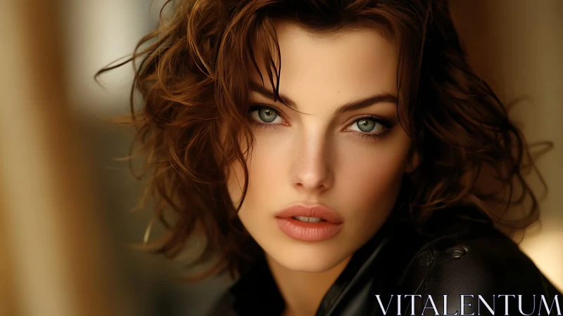 Photorealistic close-up portrait with cinematic shallow focus.