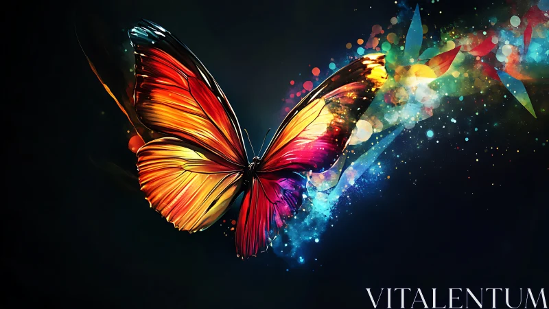 Colorstorm butterfly steals the night with liquid spectrum wings