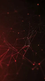 Ember lattice of data constellations in a dark cosmic hush.