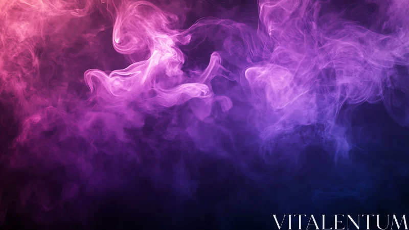 Dreamy violet and pink smoke drifting in soft motion.