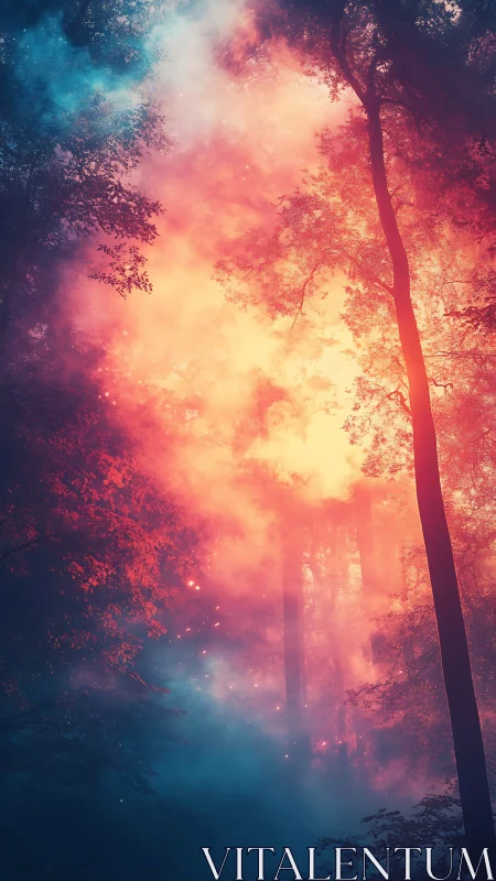 Enchanted Forest Awakens: Golden Hour Mystique Revealed.