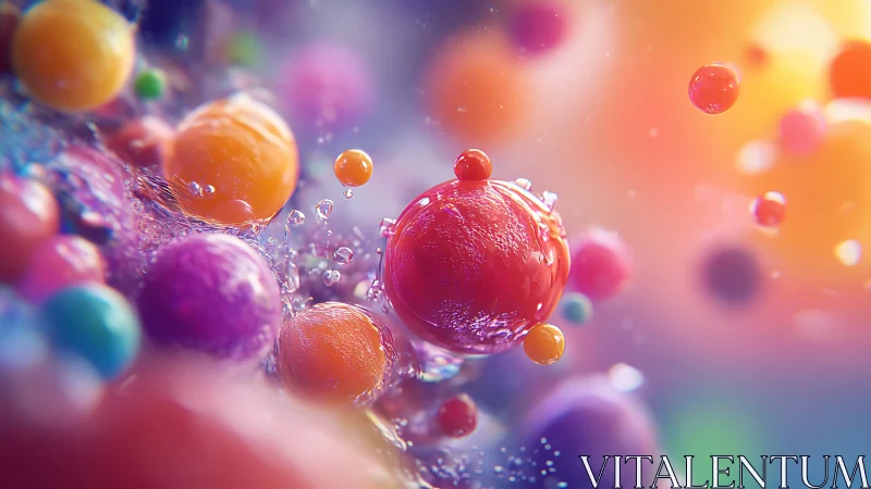 Candy planets drift through a fizzy neon rainbow cosmos