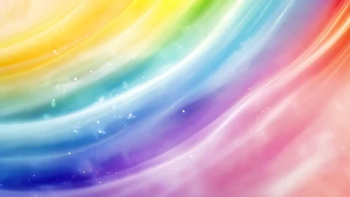 Velvet rainbow currents drift like glowing nebula tides