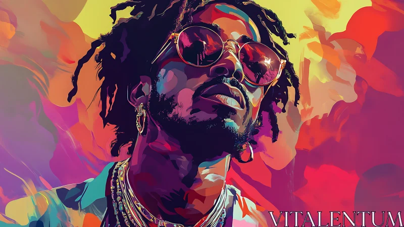 Bold portrait celebrates color, confidence, and modern style