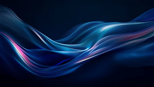 Velvet neon currents drifting through midnight glass seas.