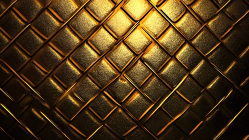 Luxurious metallic gold textured geometric abstract background.