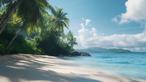 Tropical Island Beach Paradise.