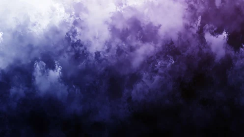 Purple and white cloudlike abstract gradient background.
