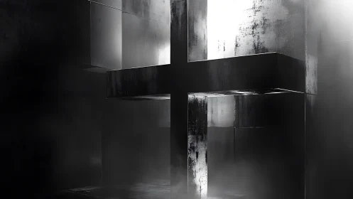 Concrete Cathedral: A Study in Shadows and Geometric Silence.
