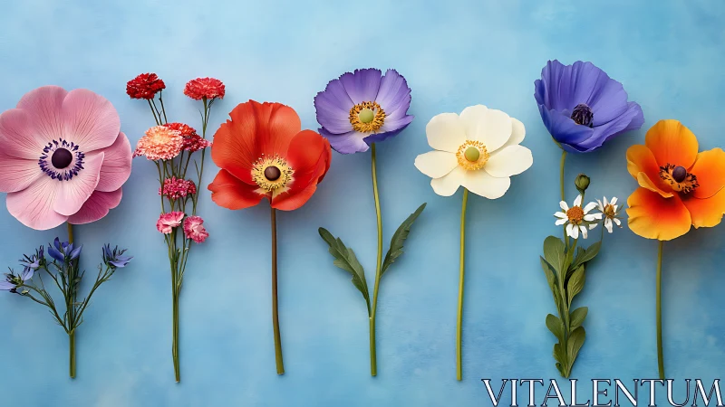Chromatic Botanical Array on Monochromatic Ground.