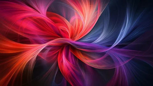 Nebula Silk Bloom swirling in neon twilight ribbons.