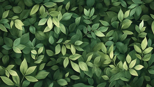 Whispering leaf layers drift together in a painted forest hush