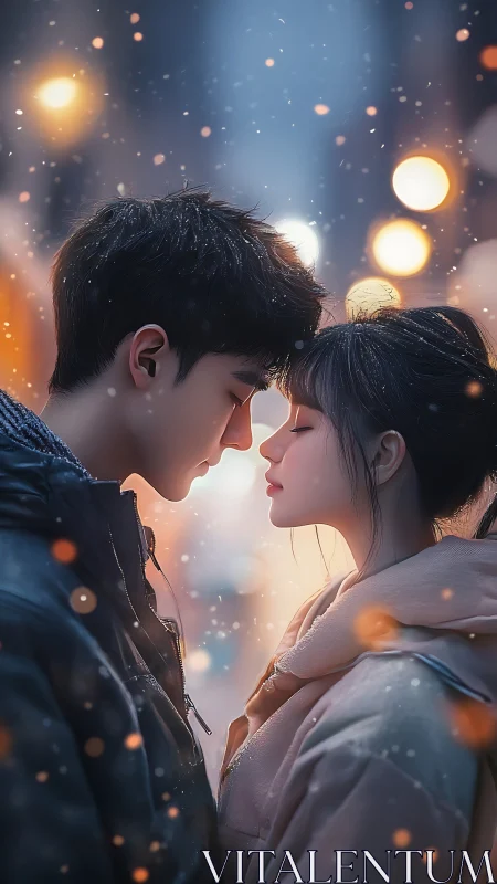 Two Hearts Under Winter Lights.