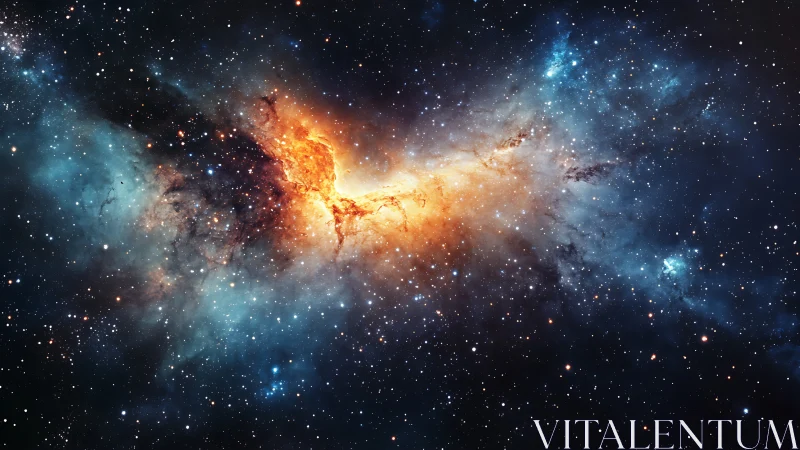 Stellar nebula cloud glows with high-contrast ionized gas gradients