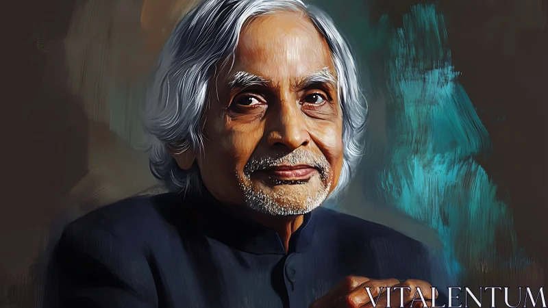 Quiet starlight gathers in the wise gaze of an elder dreamer