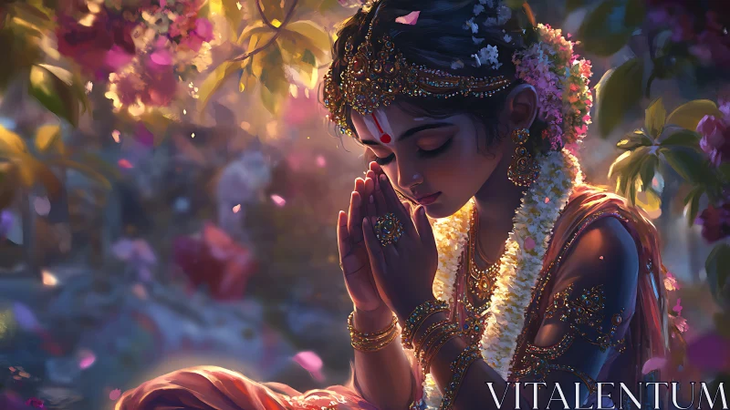 Devotional child portrait in high-fidelity digital luminance.