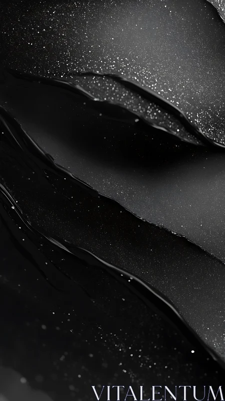 Starlit ink rivers carve shimmering paths through nightfall.