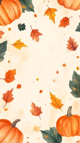 Pumpkin drift parade and leaf confetti in cozy autumn hush.
