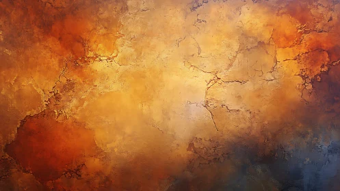 Burnt ember clouds drift across a cracked aurora wall