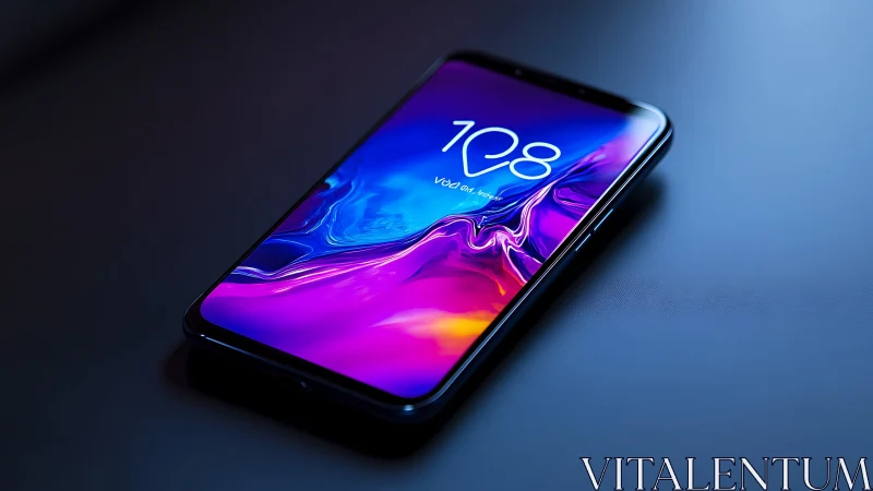 Vibrant 7:08 Moment: Liquid Dreams on Your Screen.