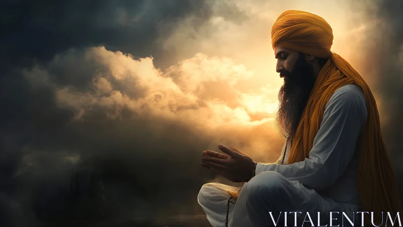 Gentle sunset prayer welcomes quiet reflection and peace