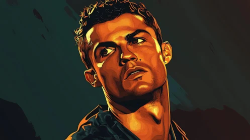 Burnished portrait tilts toward shadows and electric light