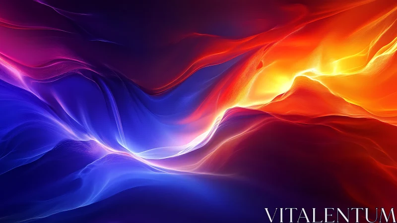 Spectral fluid dynamics of luminous red blue energy fields.