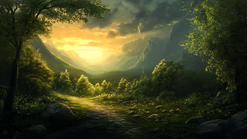 Golden Valley's Luminous Embrace.