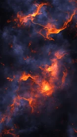 Kinetic Flame Plasma Dynamics: Serpentine Combustion Formations.