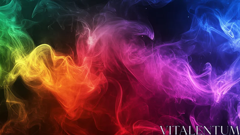 Chromatic nebula curls where liquid light learns to dance.