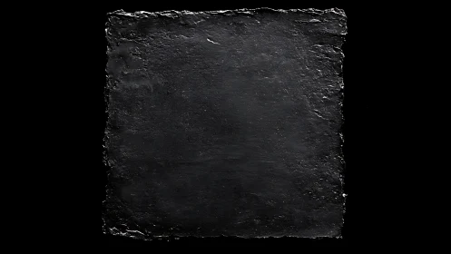 Midnight slate rectangle with rugged alchemical edges.