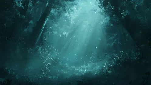 Luminous Depths: Where Sunlight Meets Mystery.