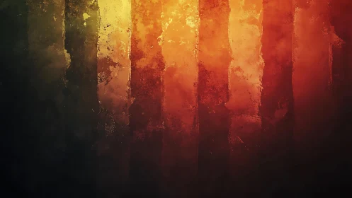 Abstract vertical gradient texture with warm orange and dark tones.