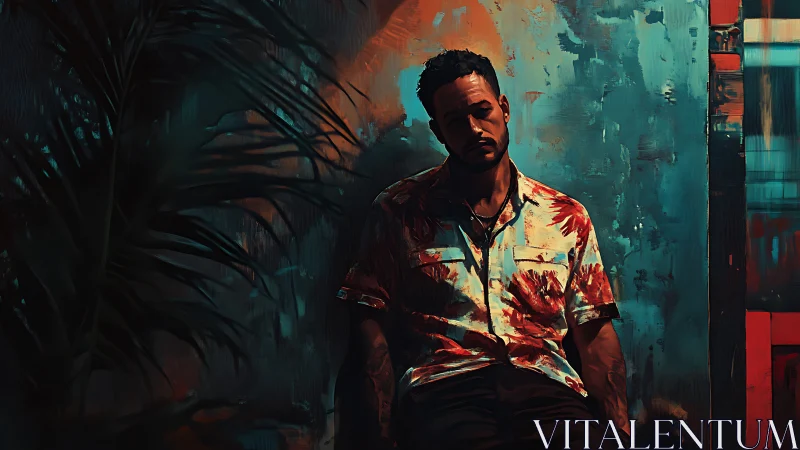 Moody urban portrait isolates subject in cinematic teal and orange