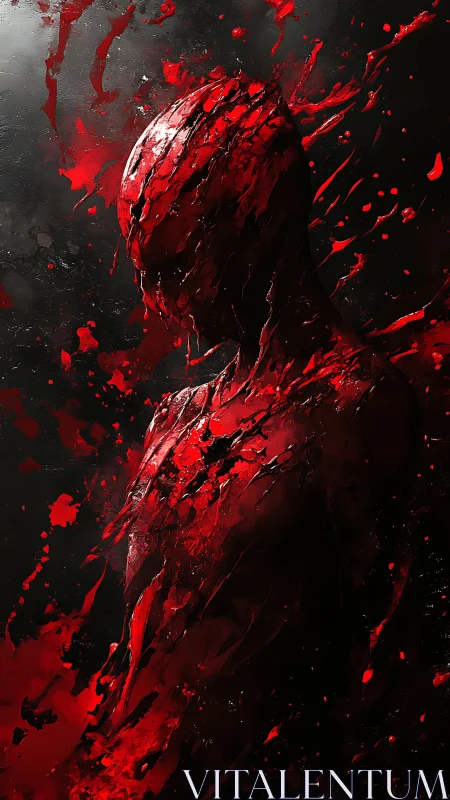 Crimson Shard Phantom Melting From the Shadows of Night.