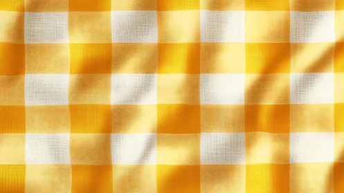 Golden and Cream Checkered Pattern with Textured Squares.
