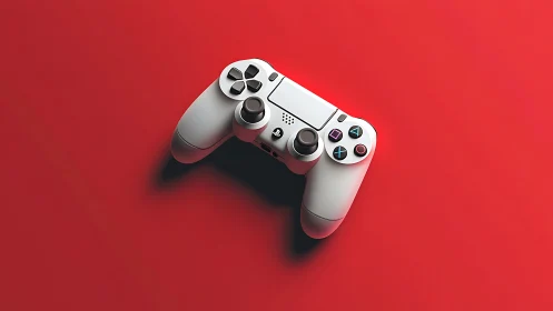 White DualSense Controller: Precision Gaming Instrument.